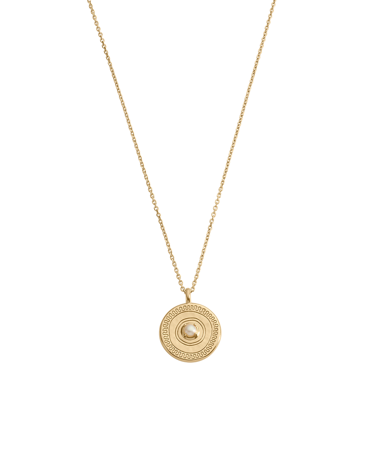 SOLACE COIN NECKLACE (18K GOLD VERMEIL)