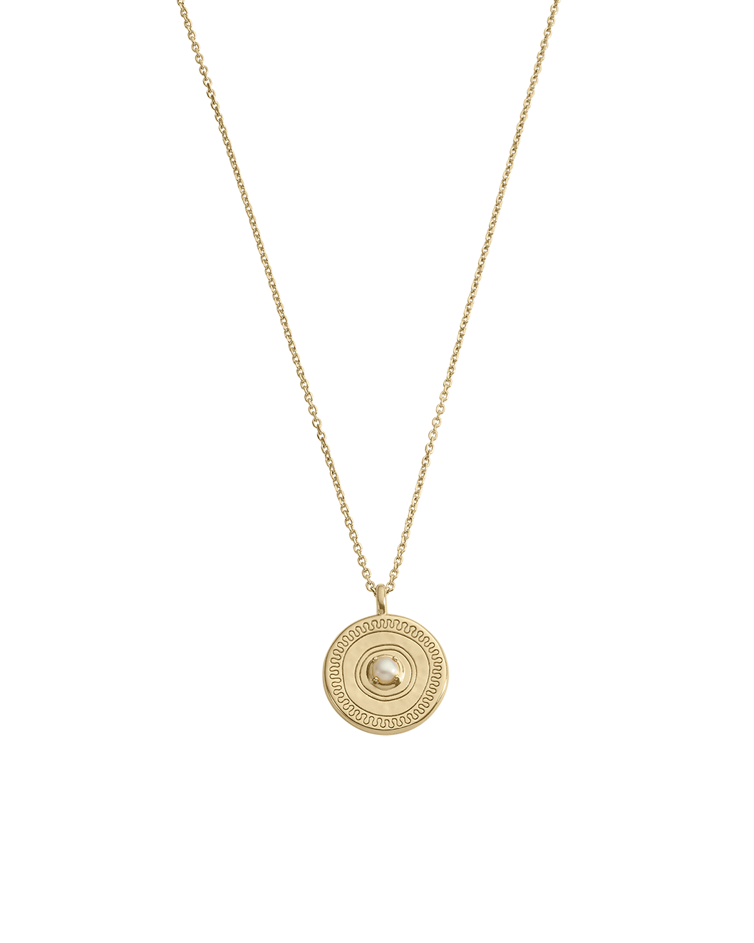 SOLACE COIN NECKLACE (18K GOLD VERMEIL)