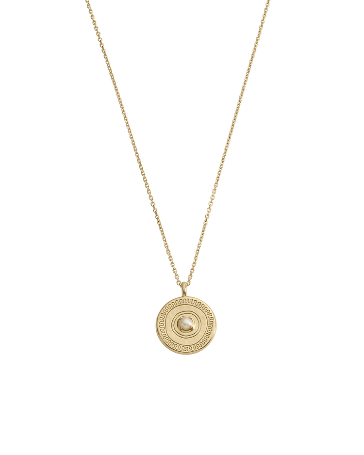 SOLACE COIN NECKLACE (18K GOLD VERMEIL)