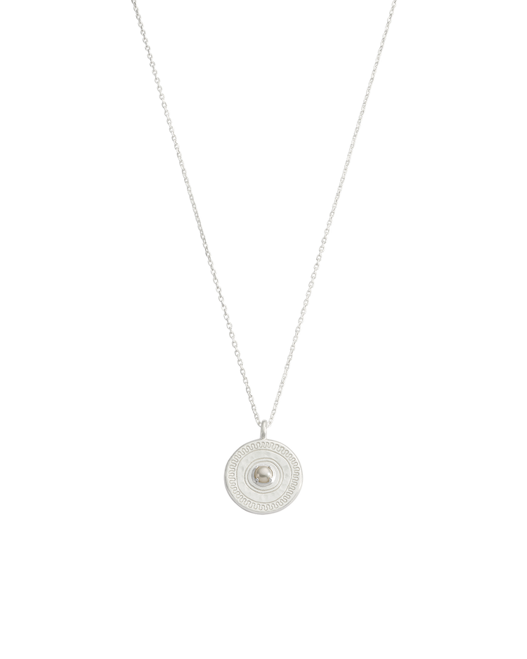 SOLACE COIN NECKLACE (STERLING SILVER)