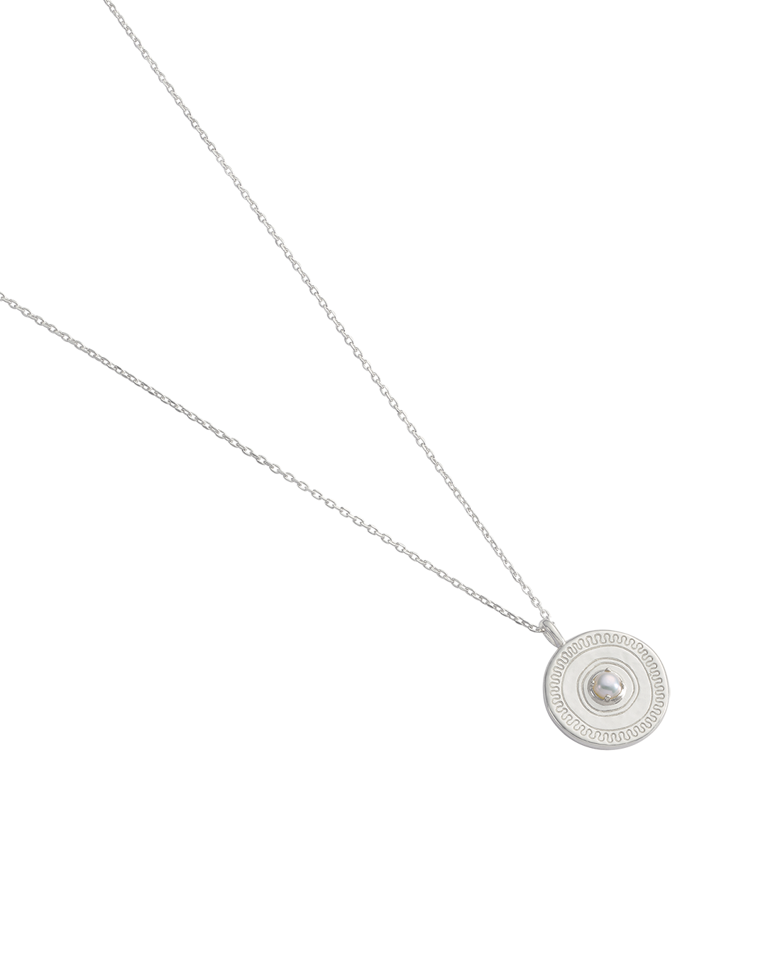 SOLACE COIN NECKLACE (STERLING SILVER)