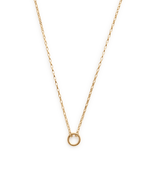 STILLNESS NECKLACE (18K GOLD PLATED)