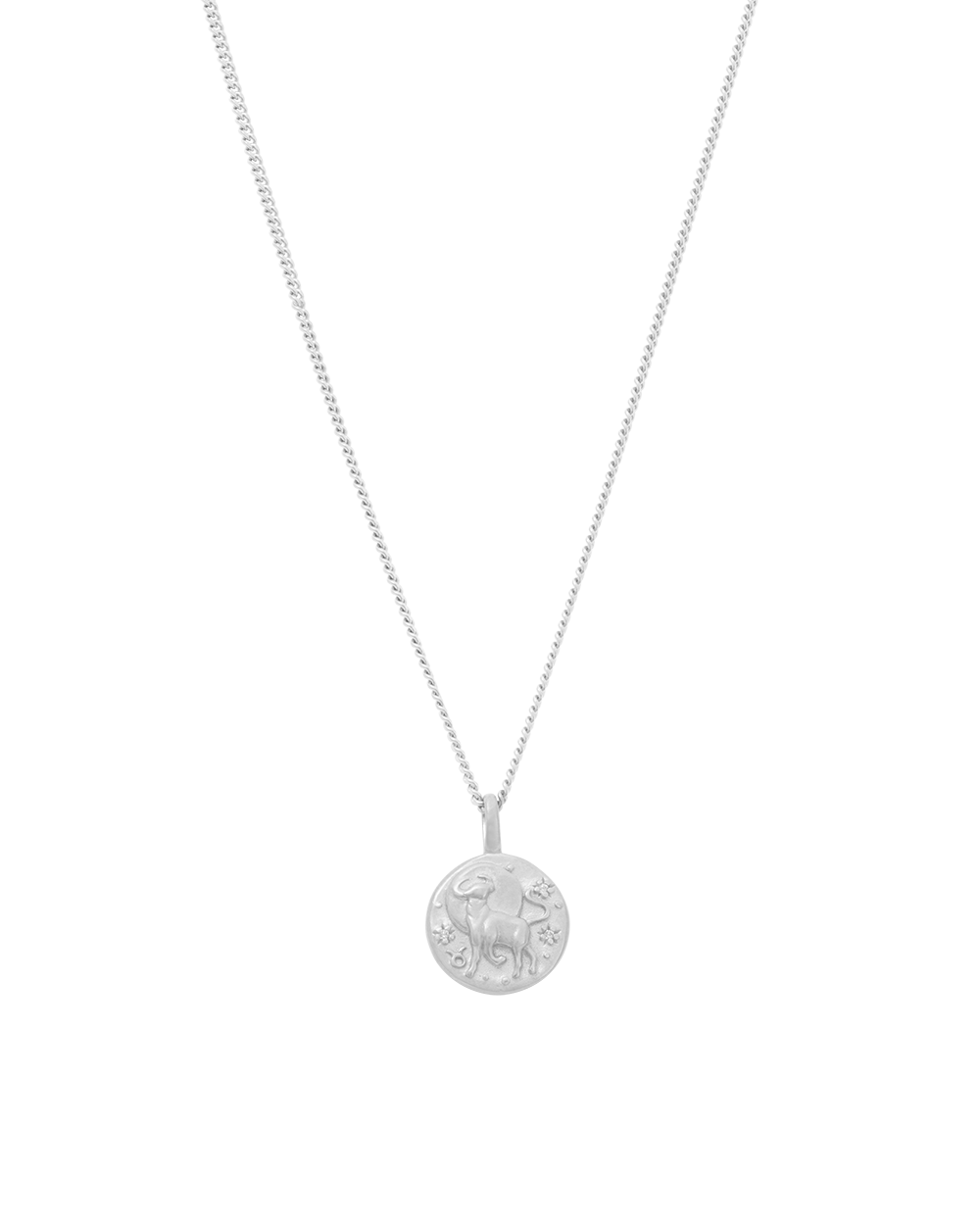 PETITE ZODIAC NECKLACE (STERLING SILVER)