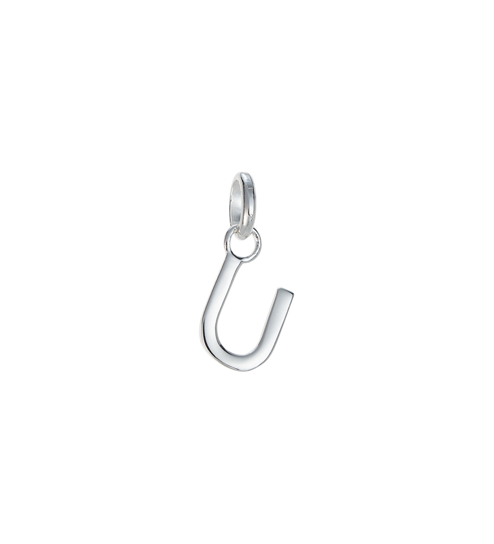 OUTLINE INITIAL A-Z (STERLING SILVER)