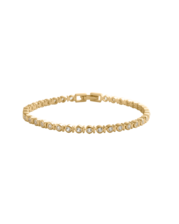 VALE TENNIS BRACELET (18K GOLD PLATED)