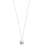 VERA HEART LOCK NECKLACE (STERLING SILVER)