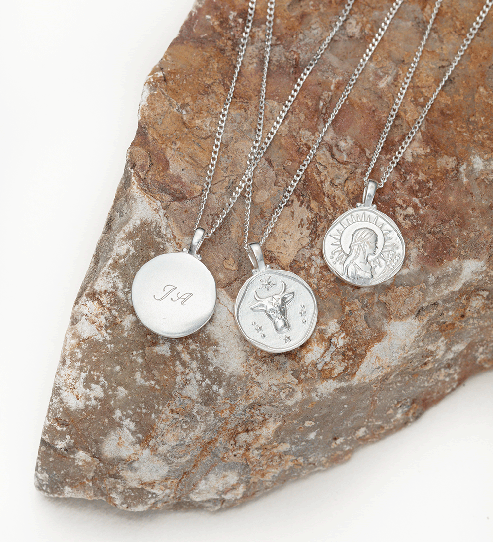 CANCER ZODIAC NECKLACE (STERLING SILVER) - IMAGE 5