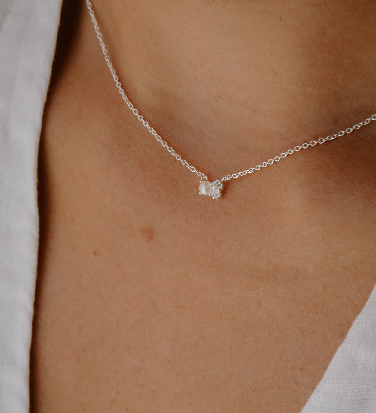 FIRST LIGHT NECKLACE (STERLING SILVER) - IMAGE 2