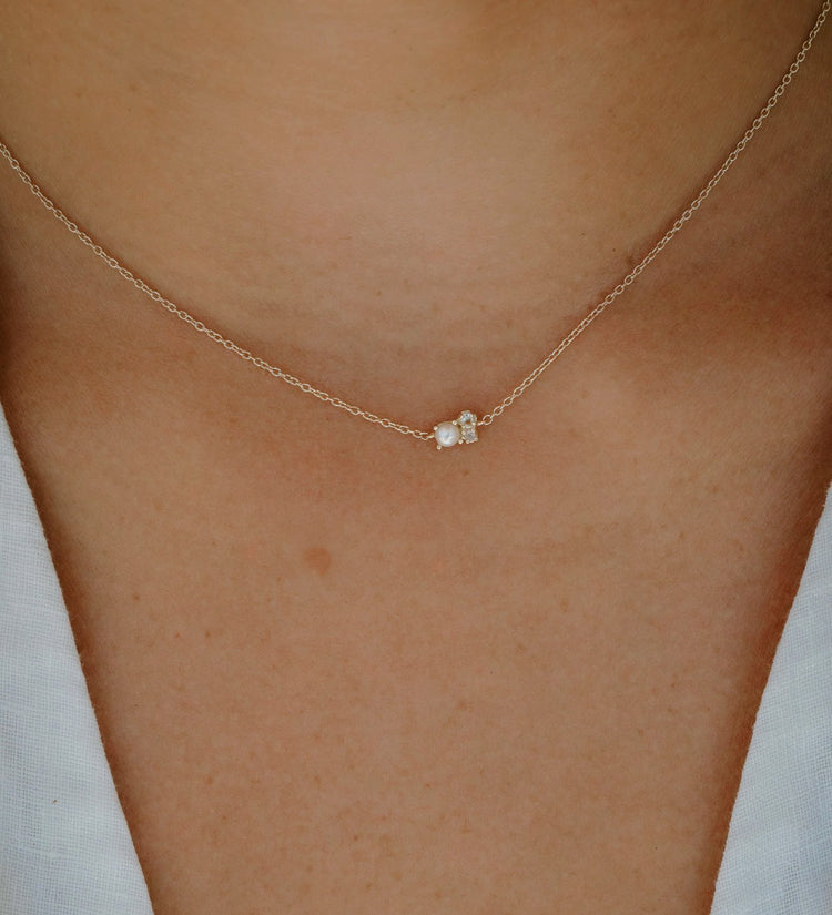 FIRST LIGHT NECKLACE (9K GOLD) - IMAGE 2
