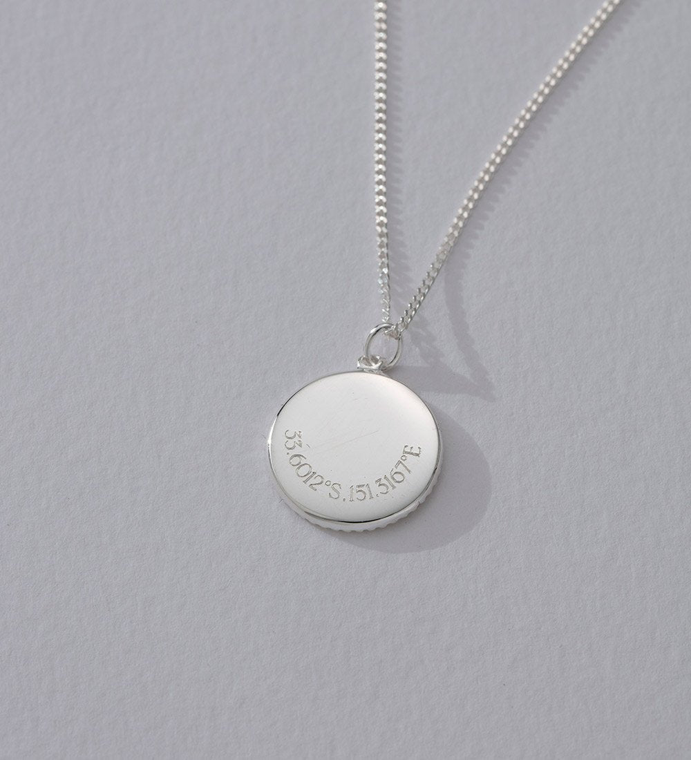 TRAVELLER COIN NECKLACE (STERLING SILVER) - IMAGE 3