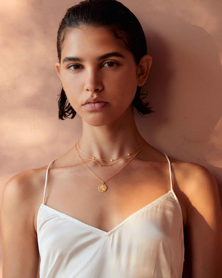 TANGERINE NECKLACE (18K GOLD VERMEIL)