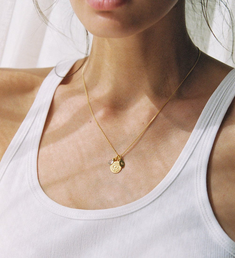 RED AGATE GEMSTONE (18K GOLD VERMEIL) IMAGE 2