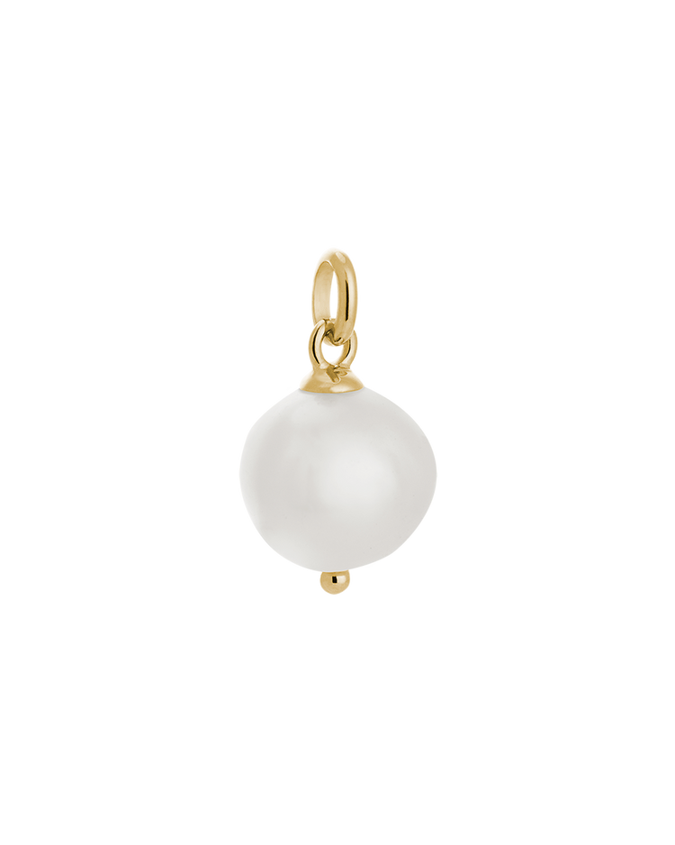 LARGE FRESHWATER PEARL (18K GOLD VERMEIL) - IMAGE 1