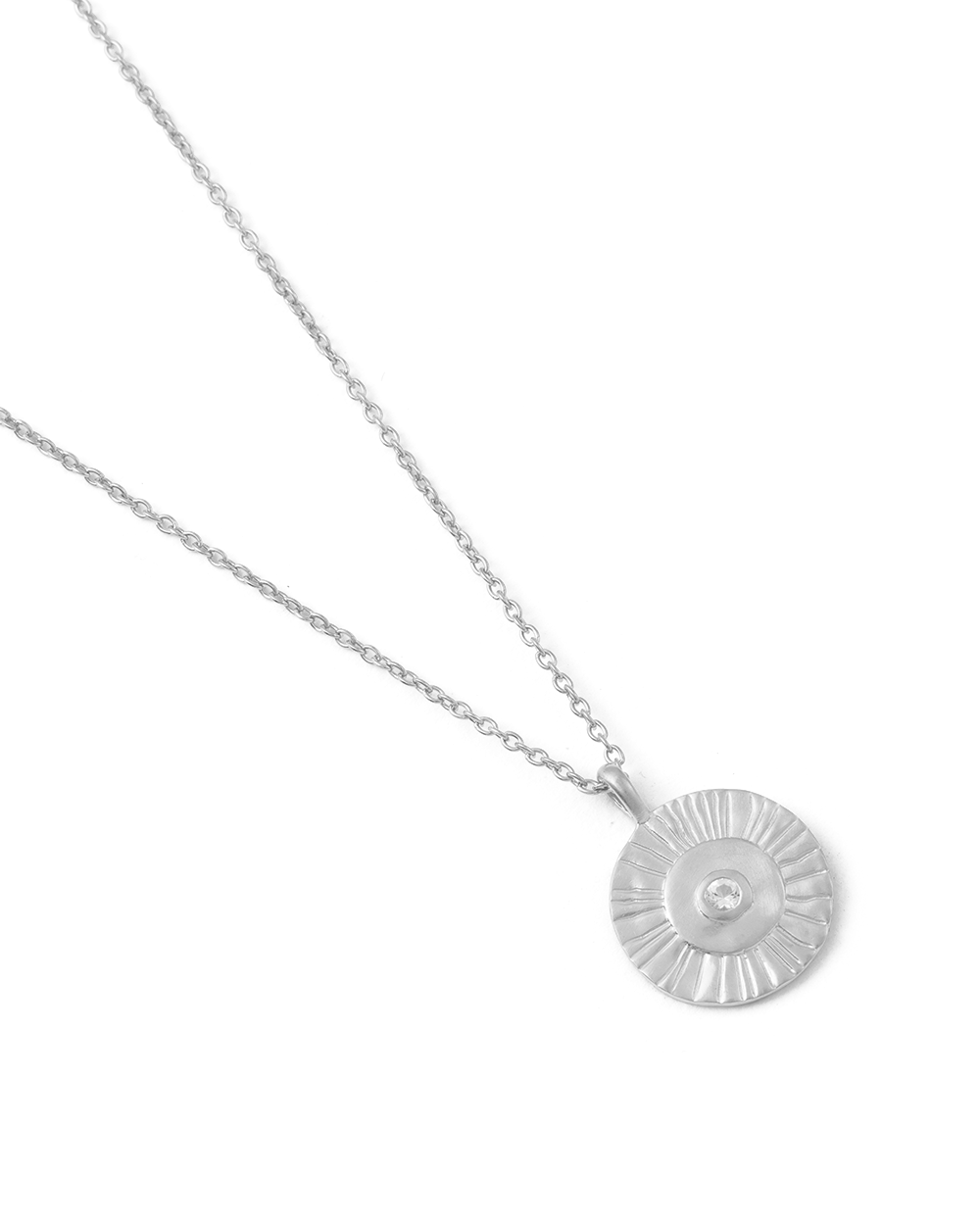 AFTERGLOW COIN NECKLACE (STERLING SILVER)
