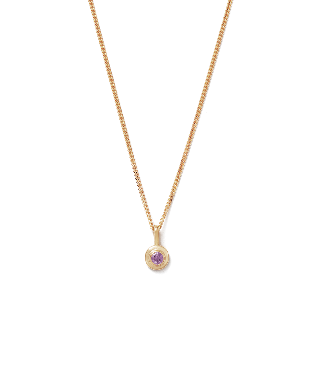 Gold necklace birthstone 2025