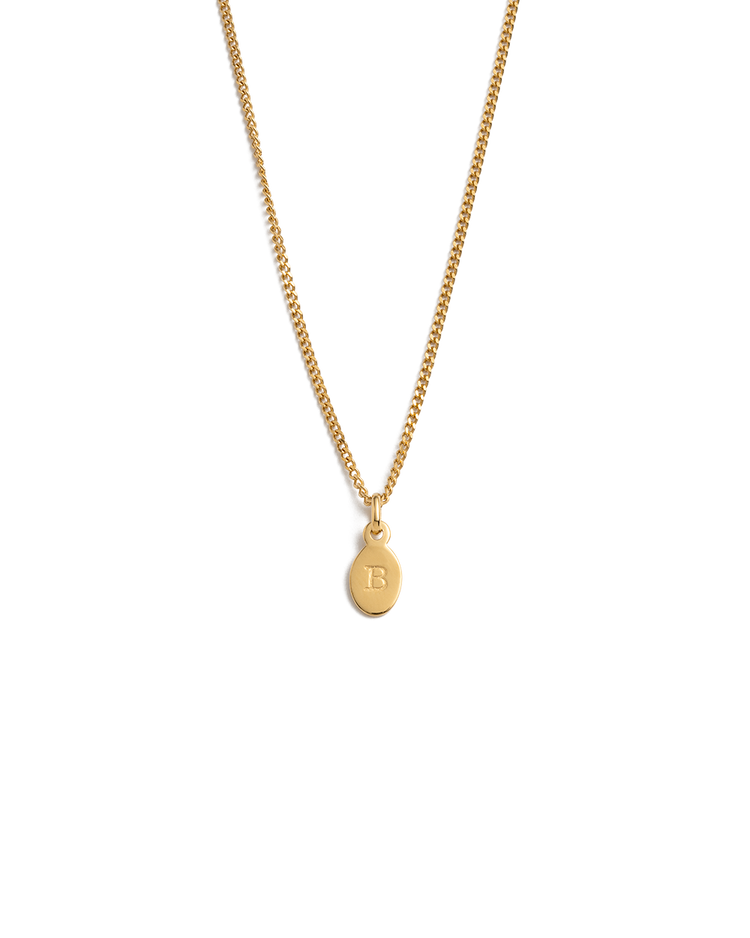 INITIAL NECKLACE A-Z (18K GOLD VERMEIL)