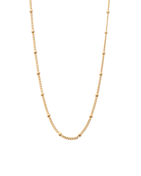 Golden Ball chain Long Necklace Set Gold Balls Jewellery Set