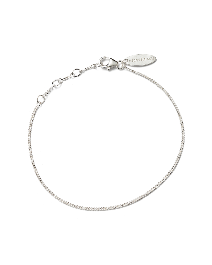 BESPOKE CURB BRACELET (STERLING SILVER) – KIRSTIN ASH (Australia)