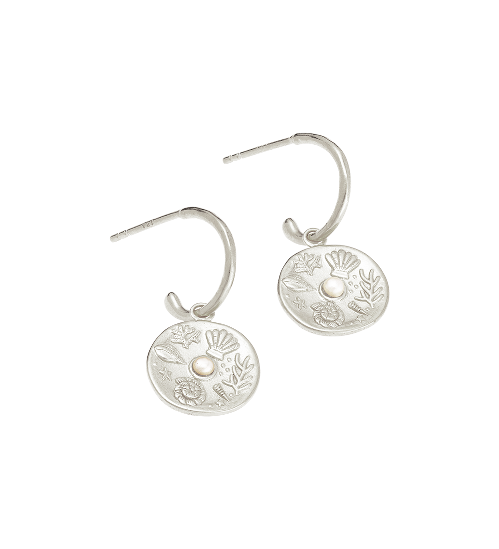 BY THE SEA HOOPS (STERLING SILVER) - IMAGE 4