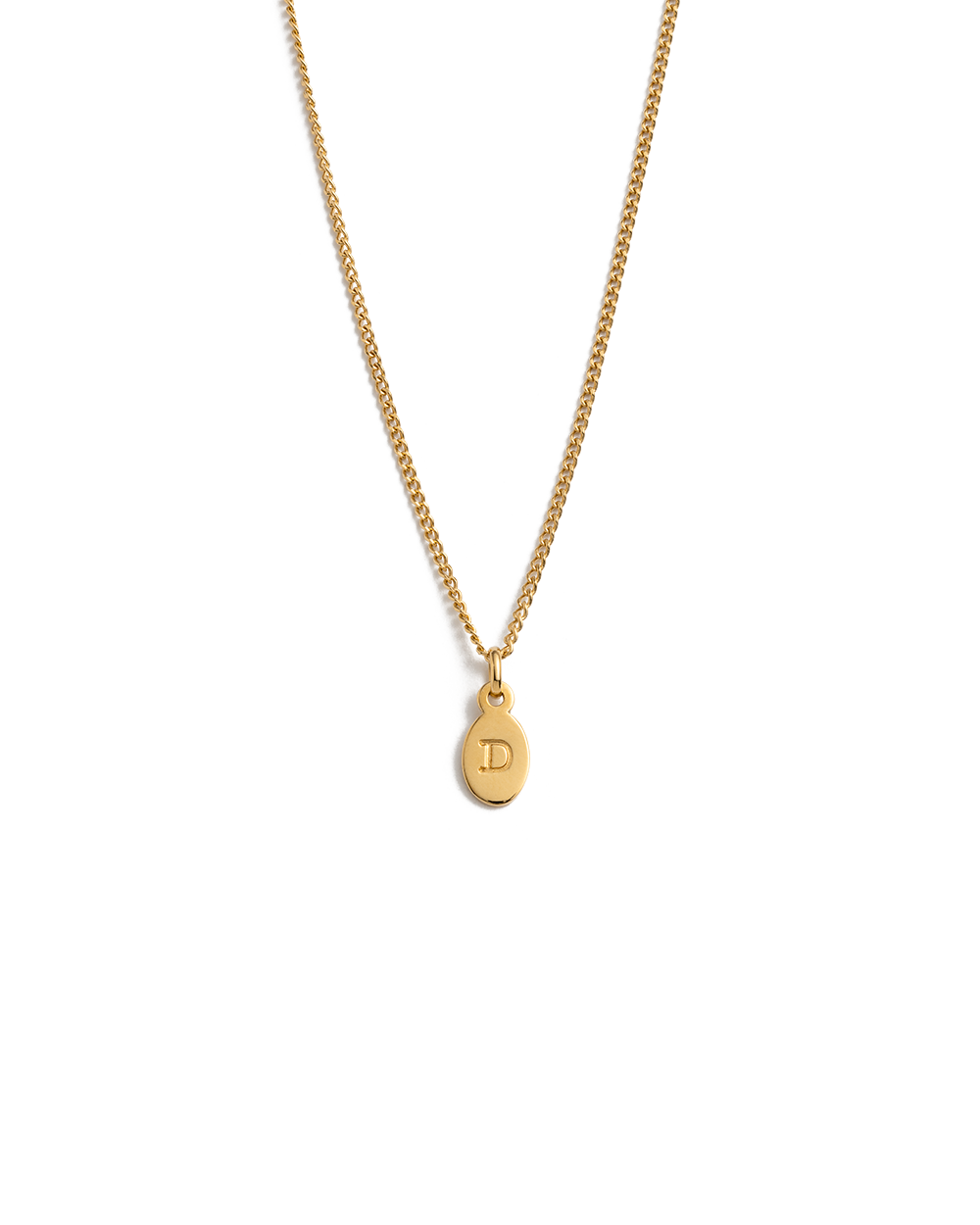 INITIAL NECKLACE A-Z (18K GOLD VERMEIL)