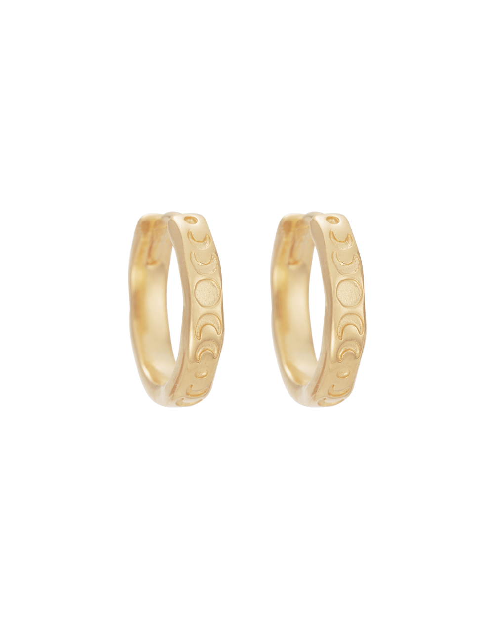 ECLIPSE HOOPS (18K GOLD PLATED)