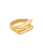 ELEMENTS RING (18K GOLD PLATED) - IMAGE 1