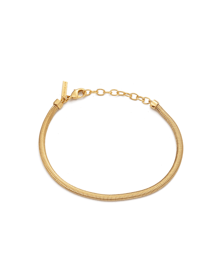 EMBRACE CHAIN BRACELET SMALL (18K GOLD PLATED) - IMAGE 1