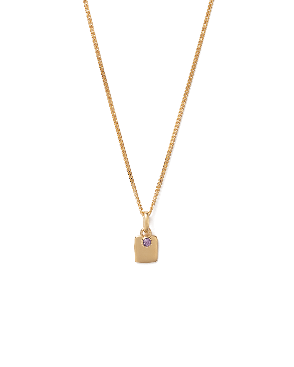 Vertical birthstone hot sale necklace
