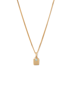 ENGRAVABLE BIRTHSTONE NECKLACE (18K GOLD VERMEIL) IMAGE 8
