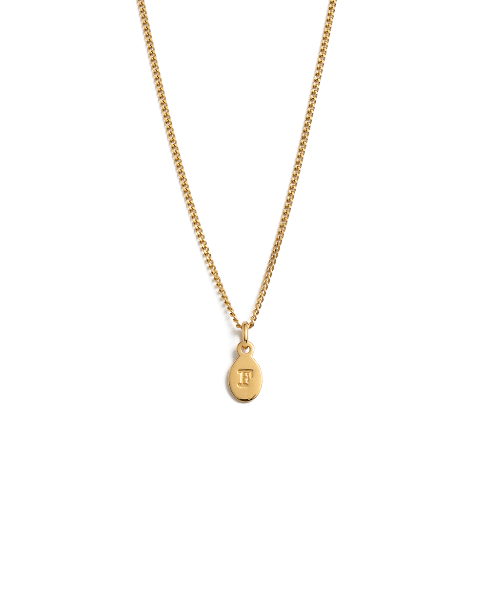 INITIAL NECKLACE A-Z (18K GOLD VERMEIL)