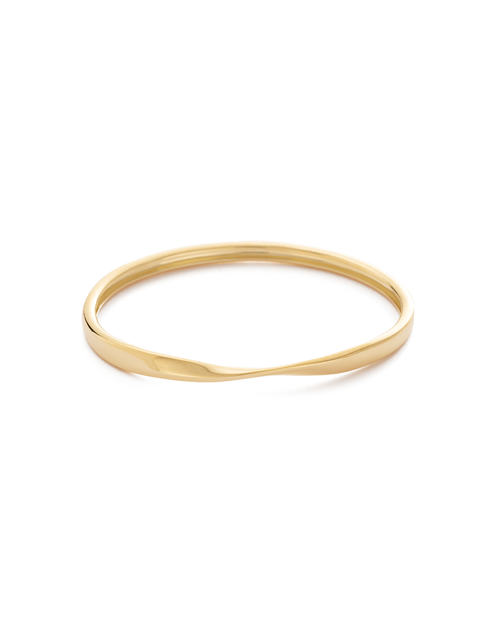 FOLD BANGLE 18K GOLD PLATED