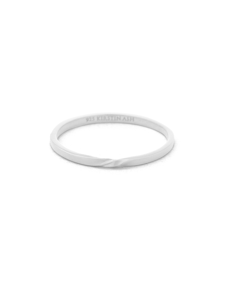 FOLD STACKING RING (STERLING SILVER) - IMAGE 1