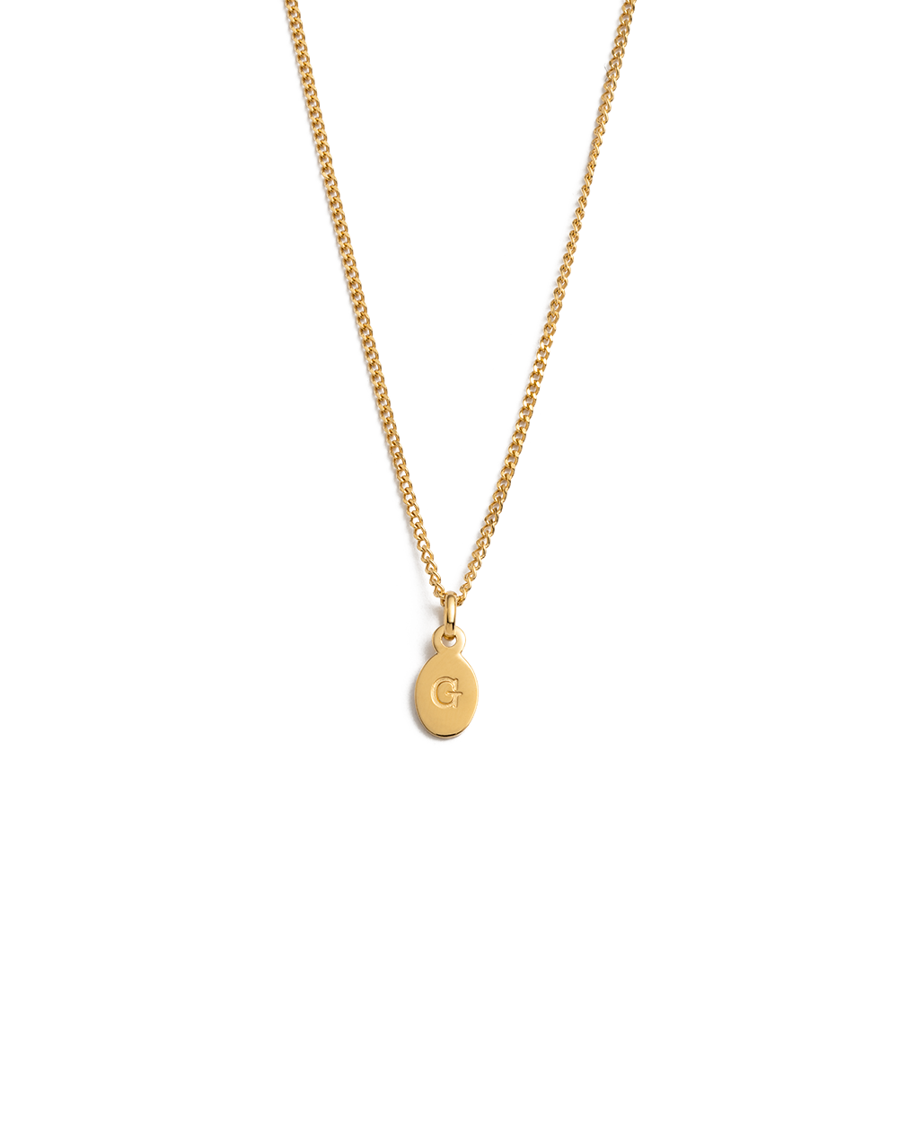 Buy 18k yellow gold plated Fiona G initial necklace Online at Best Prices  in India - JioMart.