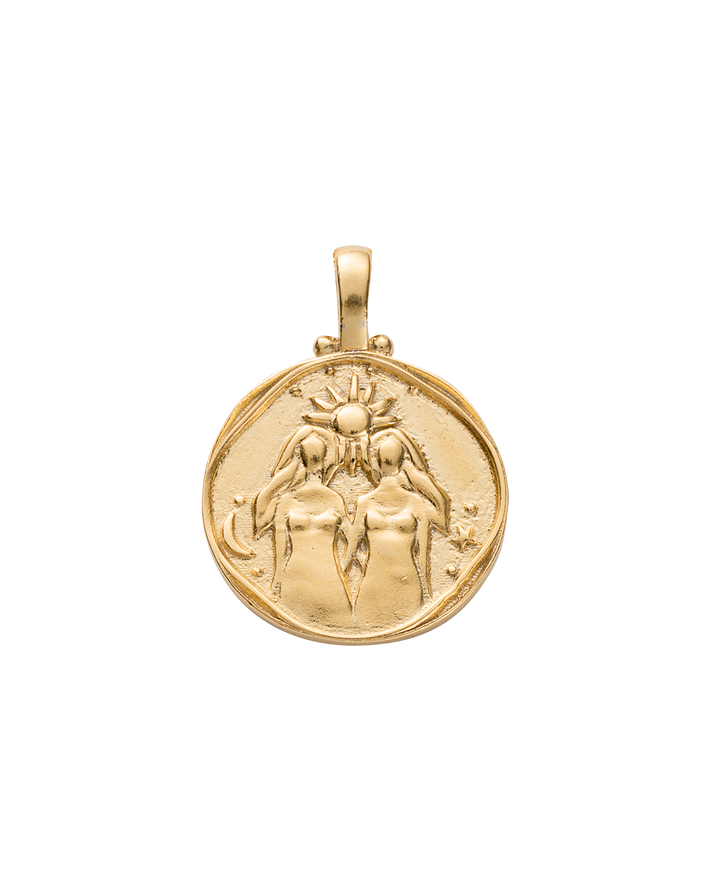 GEMINI ZODIAC 18K GOLD VERMEIL