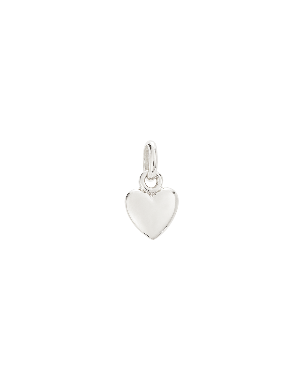 HEART CHARM (STERLING SILVER) - IMAGE 1