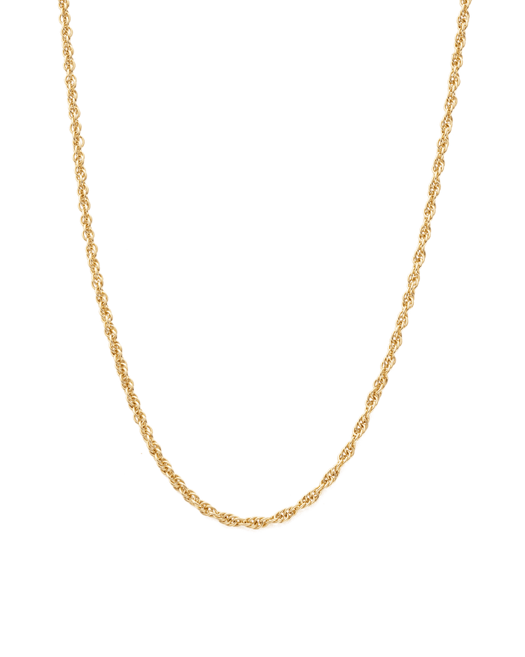 HORIZON CHAIN NECKLACE (18K GOLD PLATED) - IMAGE 1