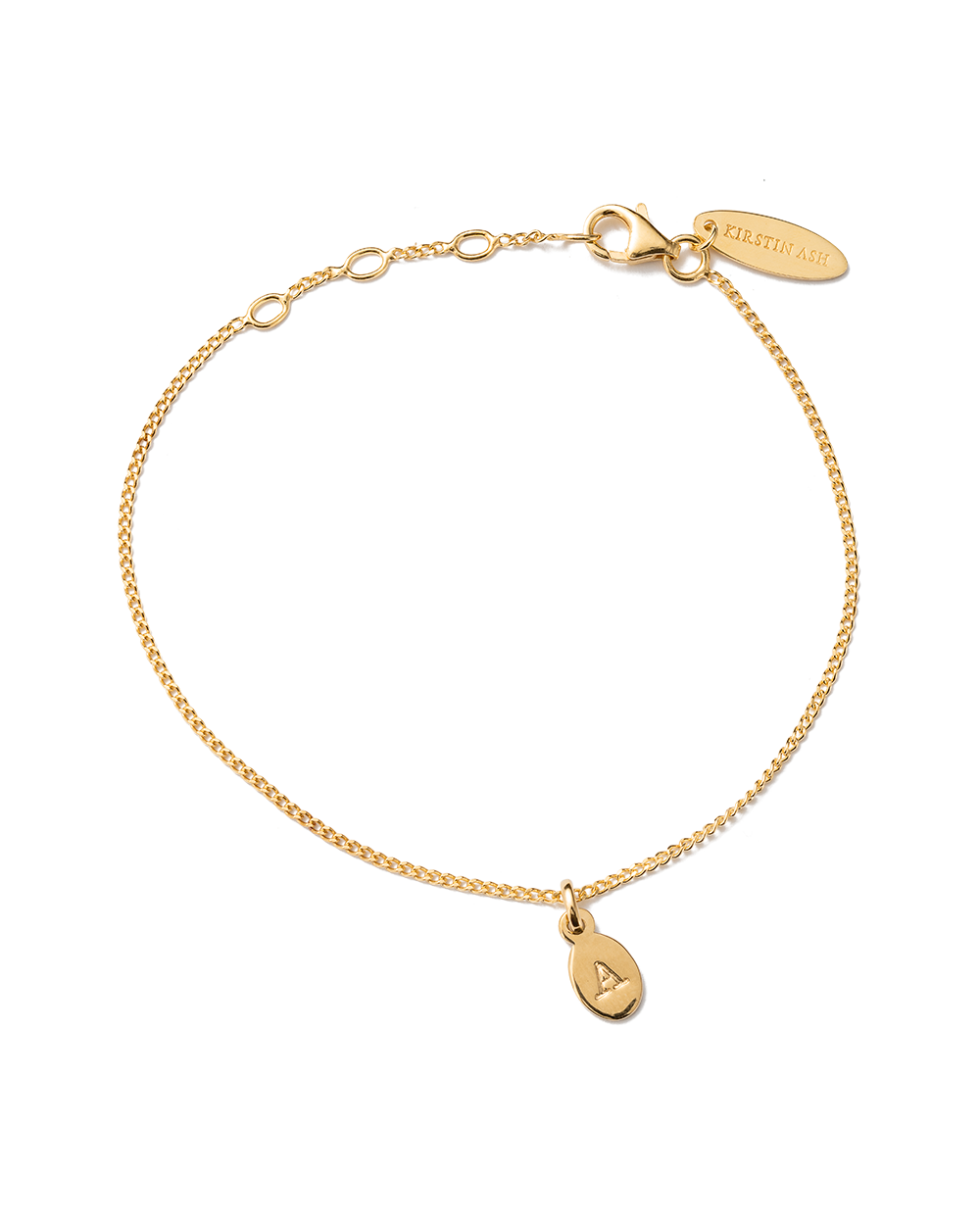 Delicate 2025 initial bracelet