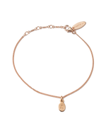 INITIAL BRACELET A-Z (18K ROSE GOLD VERMEIL) - IMAGE 1