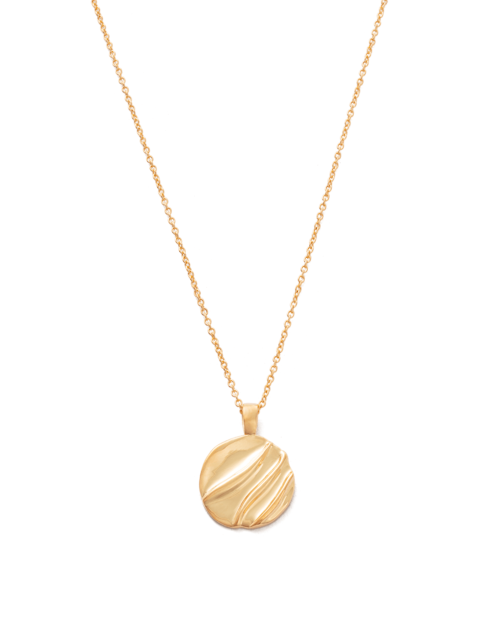 INTERTWINE CIRCLE NECKLACE (18K GOLD VERMEIL) - IMAGE 1