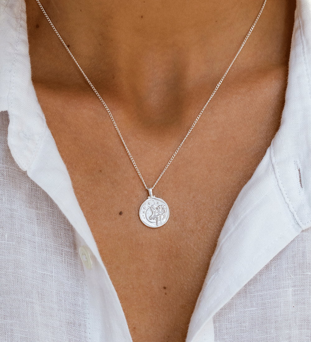 ARIES ZODIAC NECKLACE STERLING SILVER KIRSTIN ASH Australia