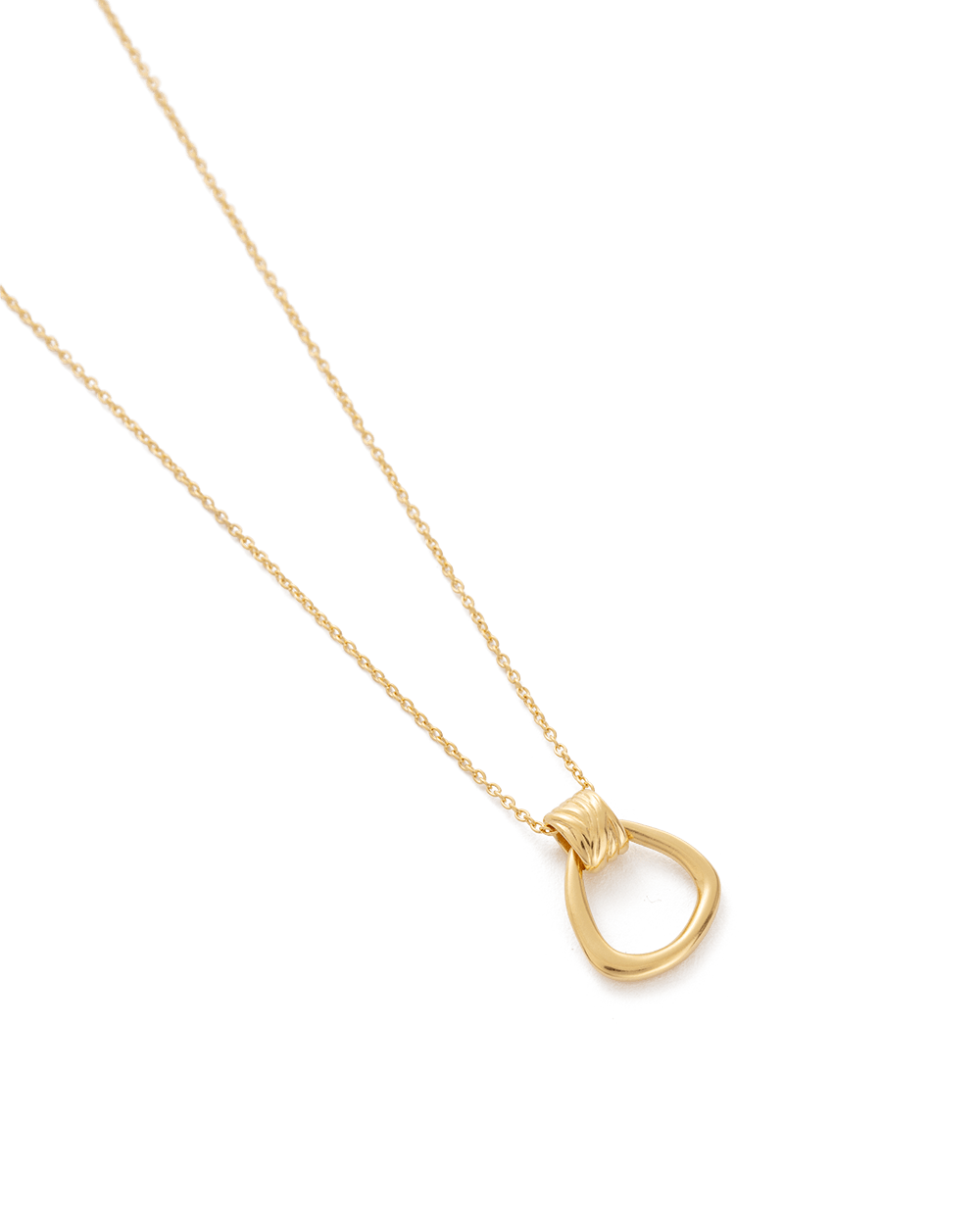 LAST LIGHT NECKLACE (18K GOLD PLATED) - IMAGE 4
