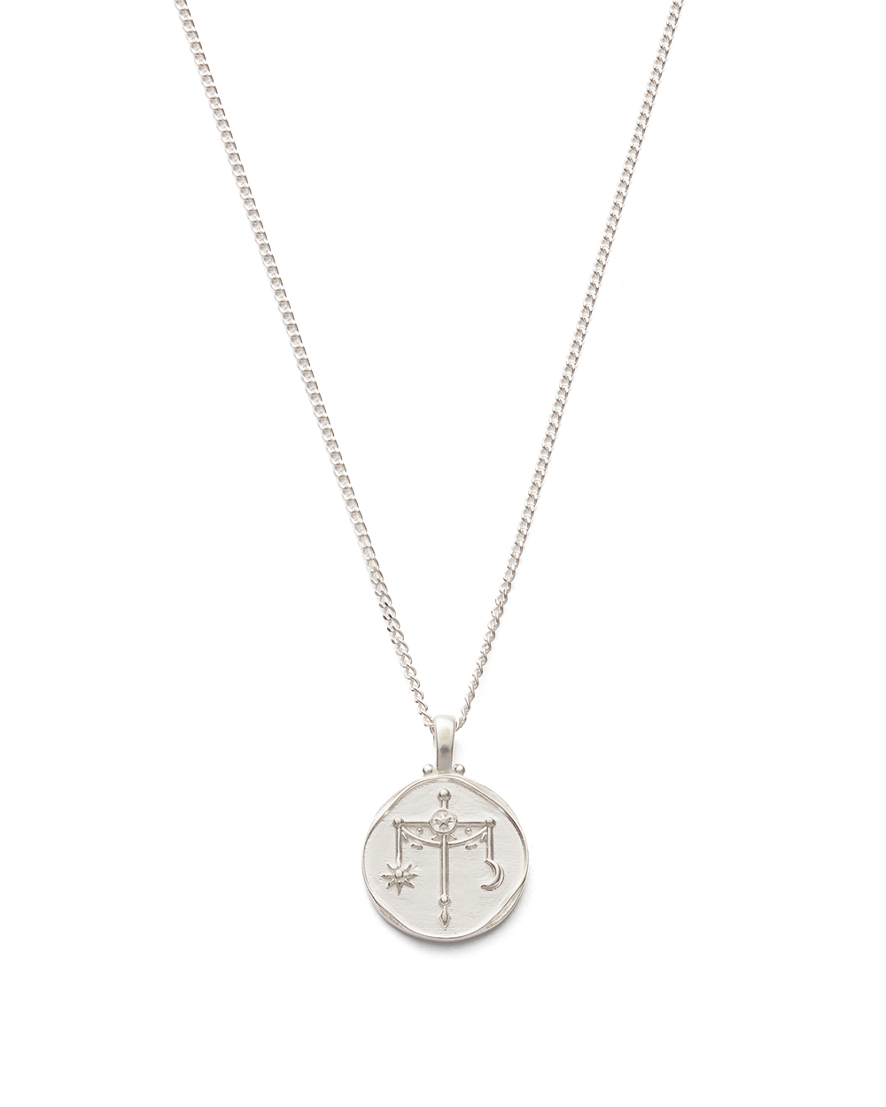 LIBRA ZODIAC NECKLACE (STERLING SILVER) – KIRSTIN ASH (United States)