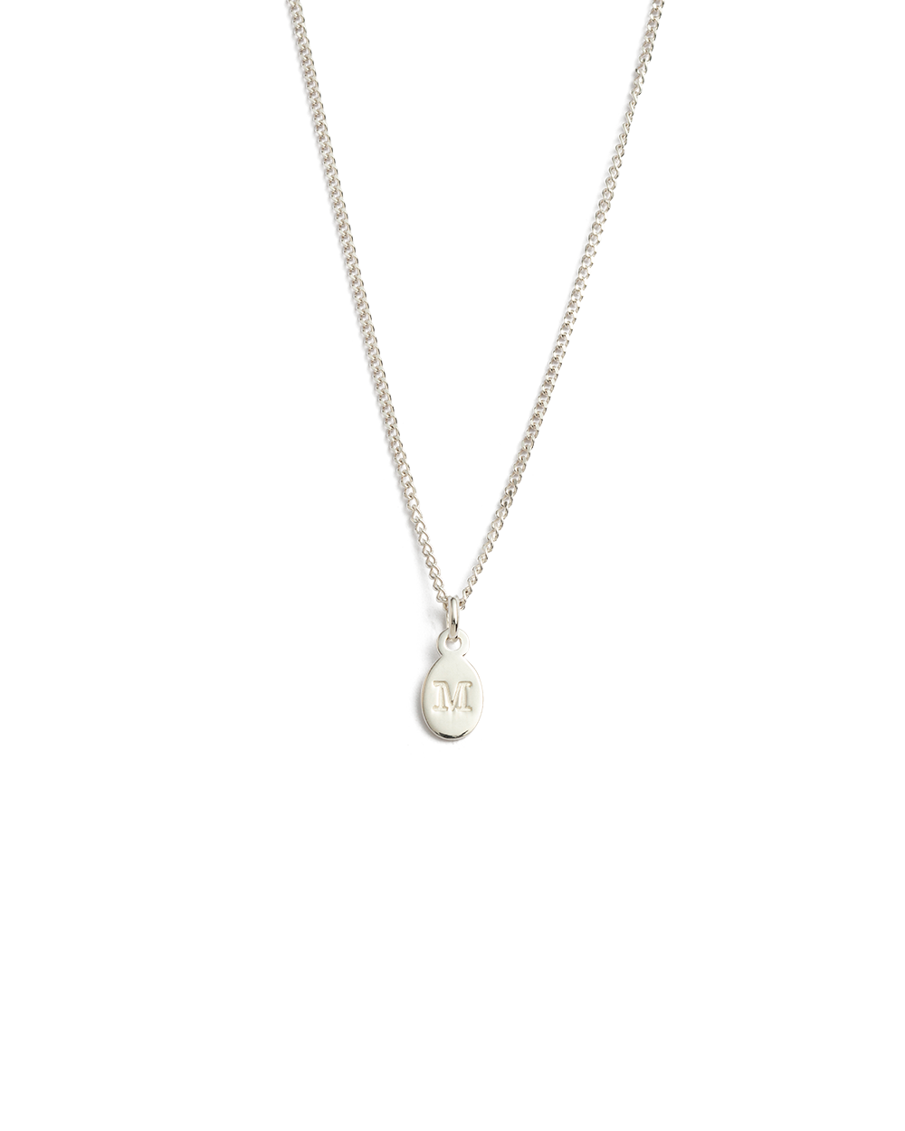Sterling silver a initial necklace deals