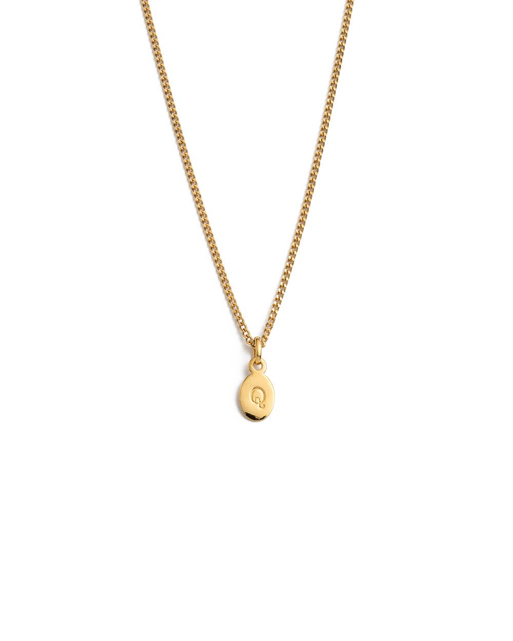 INITIAL NECKLACE A-Z (18K GOLD VERMEIL)