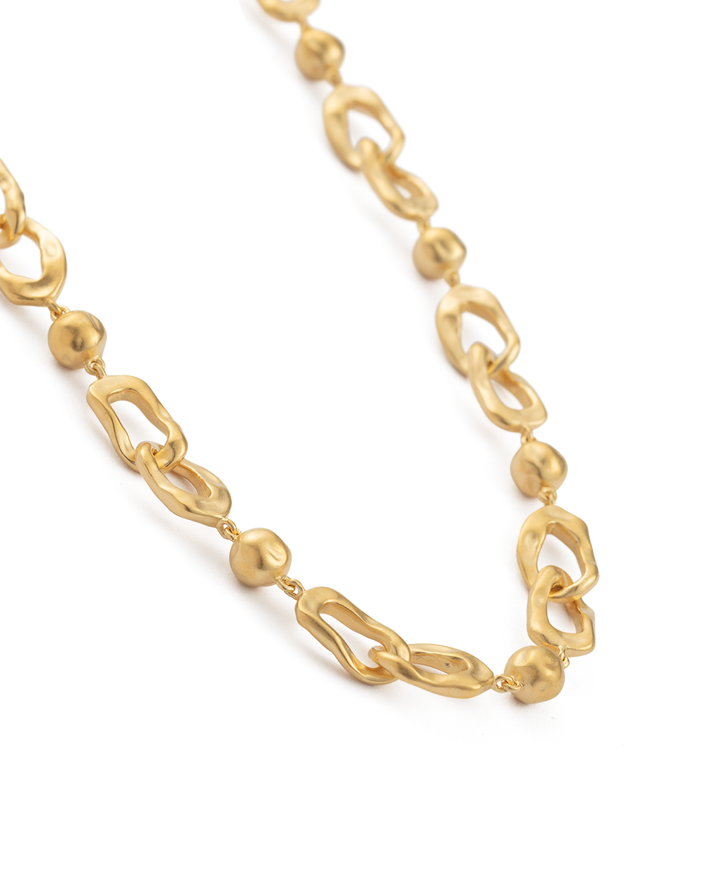 RENEWAL CHAIN NECKLACE (18K GOLD PLATED) - IMAGE 7