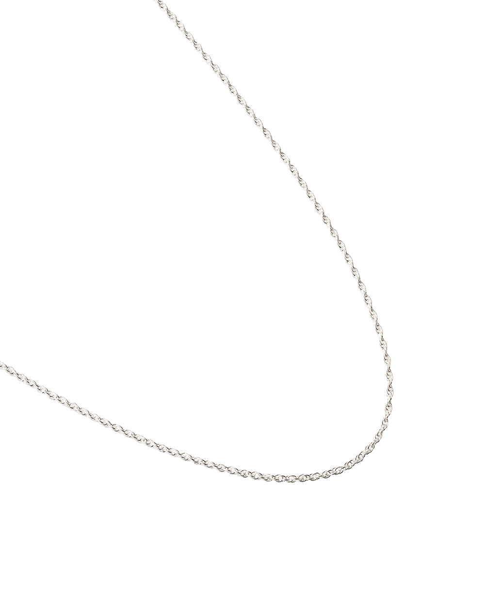 ROPE CHOKER 14-16" (STERLING SILVER) - IMAGE 4