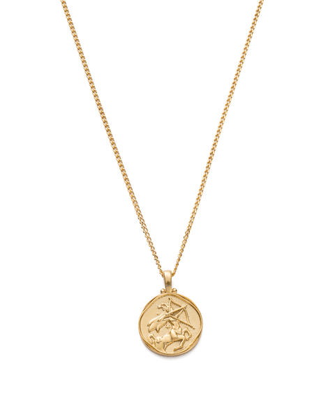 SAGITTARIUS ZODIAC NECKLACE 18K GOLD VERMEIL
