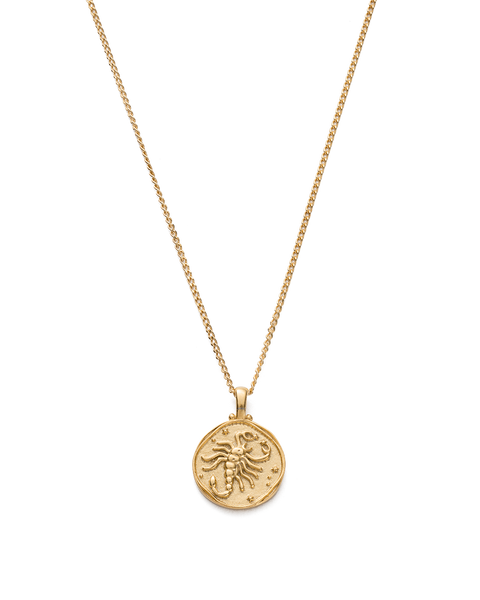 SCORPIO ZODIAC NECKLACE 18K GOLD VERMEIL KIRSTIN ASH Australia
