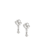 SLICE CLUSTER CHAIN STUDS (STERLING SILVER) - IMAGE 1