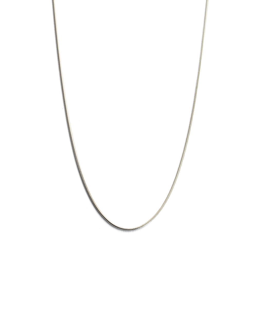 SNAKE CHAIN 18" (STERLING SILVER) - IMAGE 1